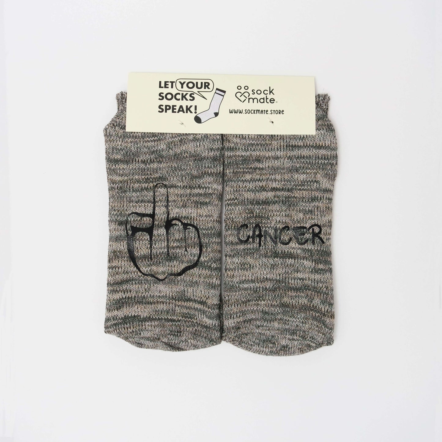 Men's "Fuck Cancer" Socks