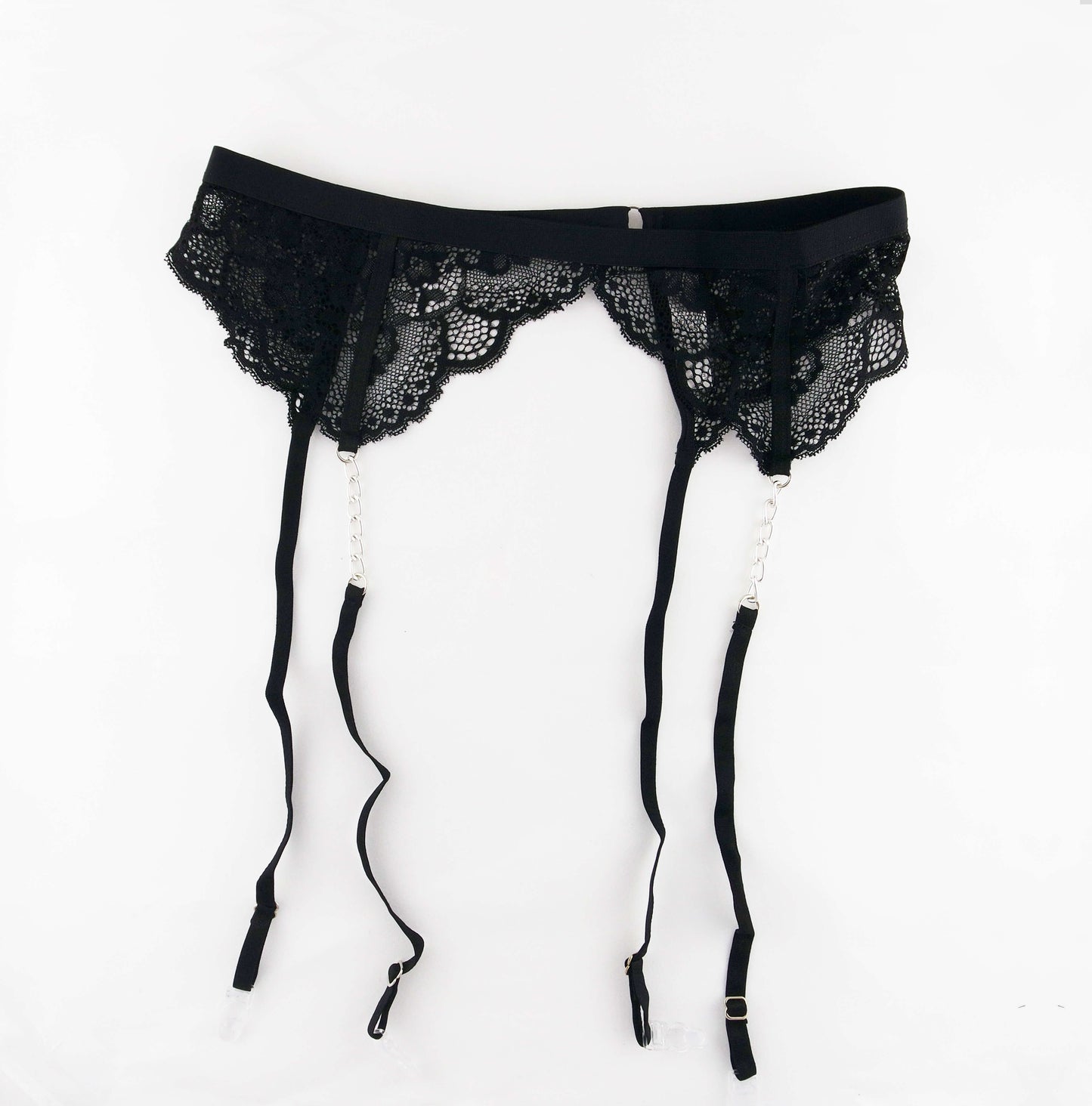 Adjustable Lace Garter For Thigh High Socks