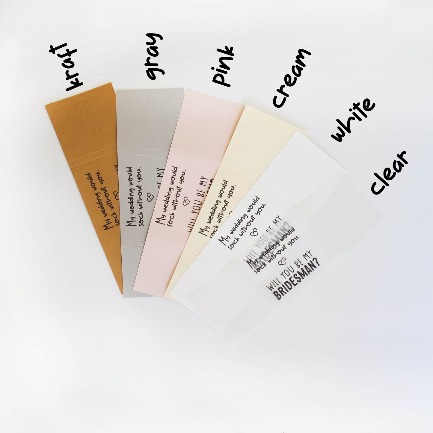 Bridesman Sock Wrapper, Bridesman Gifts, Gift For Bridesman, Will You Be My Bridesman?, Proposal Box Items