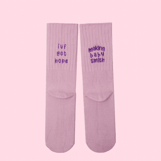 Custom IVF Socks, IVF got hope, making baby (your customization)