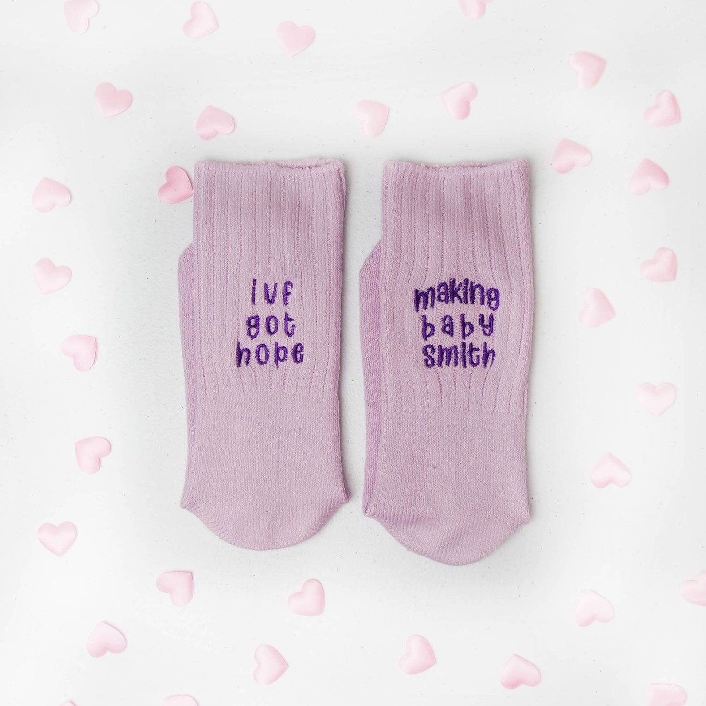 Custom IVF Socks, IVF got hope, making baby (your customization)