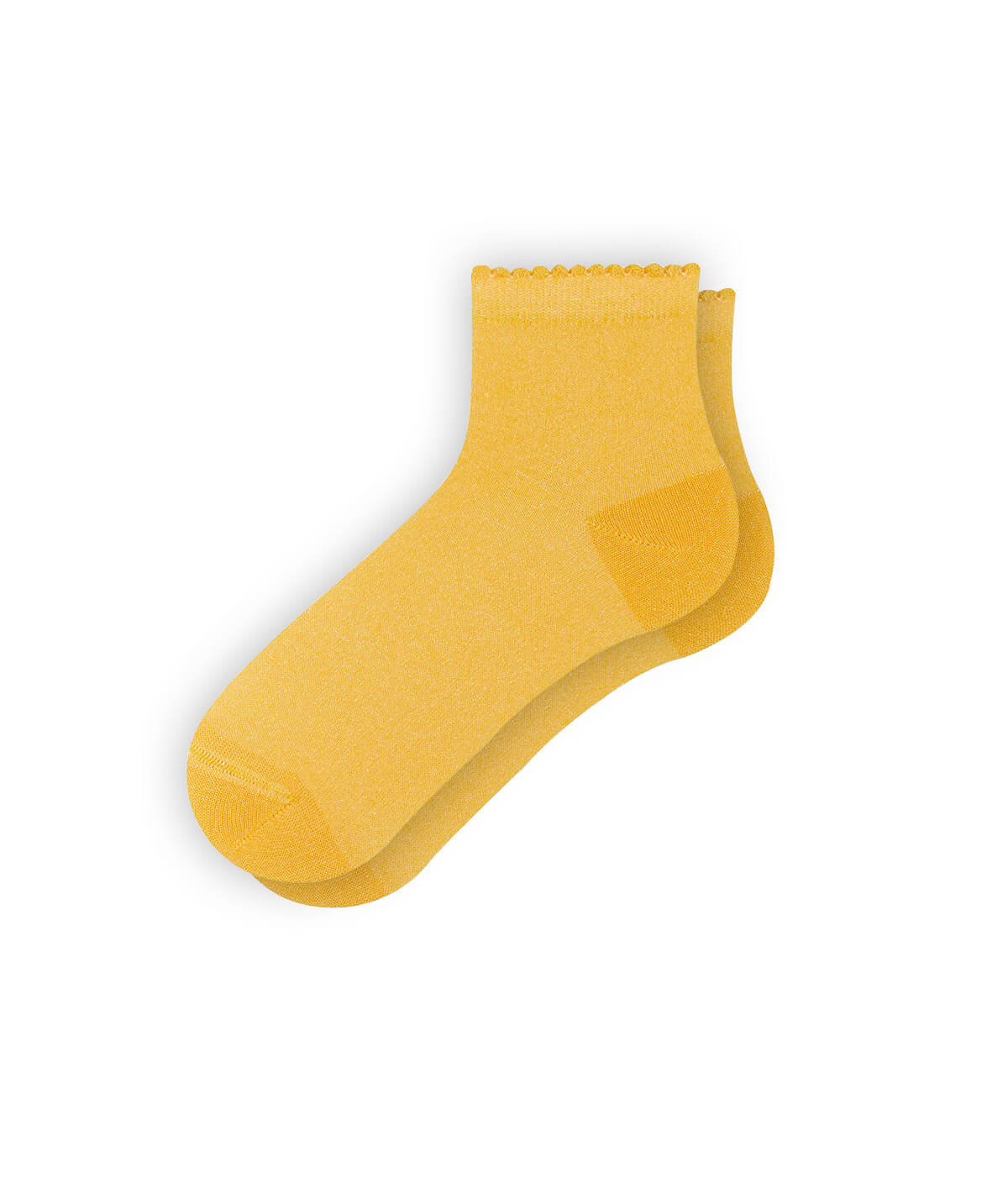yellow glitter socks, adding a sparkling and vibrant touch to any outfit.