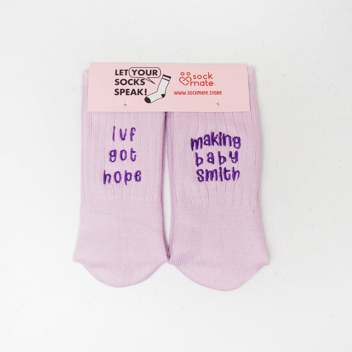 Custom IVF Socks, IVF got hope, making baby (your customization)