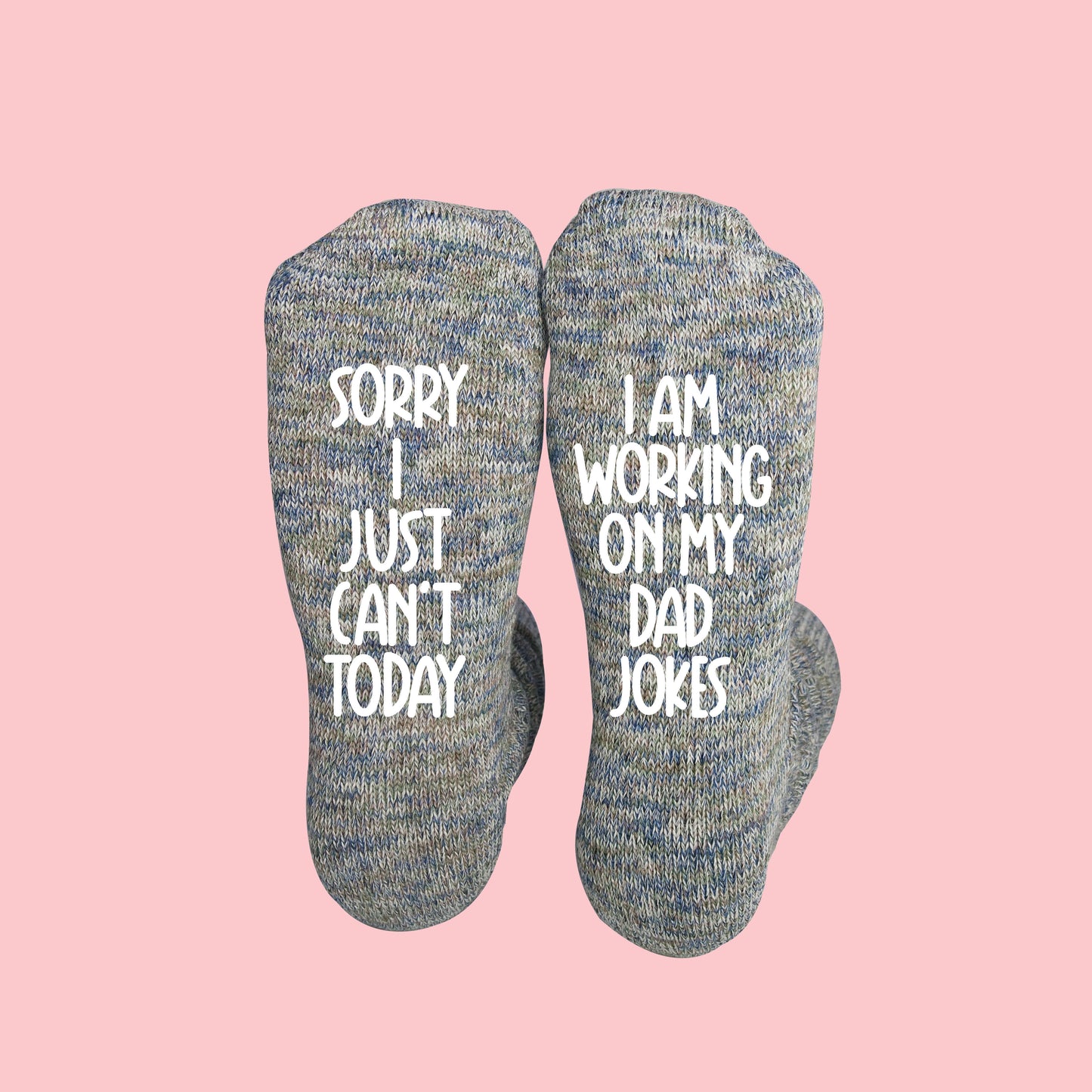 "From Fur Daddy to Baby Daddy" New Dad Socks