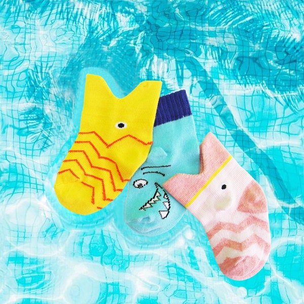 Baby Socks For 0-1 Year Old, 3d Fish Newborn Socks, Baby Girl Infant Hosiery, Baby Shower Decor, New Baby Gift, Baby Announcement Gift