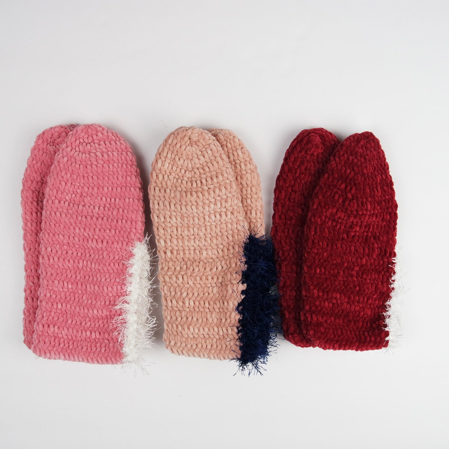 Women's Velvet Knitted Slipper Socks, Home Socks, Christmas Slippers, Gift Socks US Size 5-9, Cozy Knit Chunky Slippers, Low Cut Fuzzy Socks