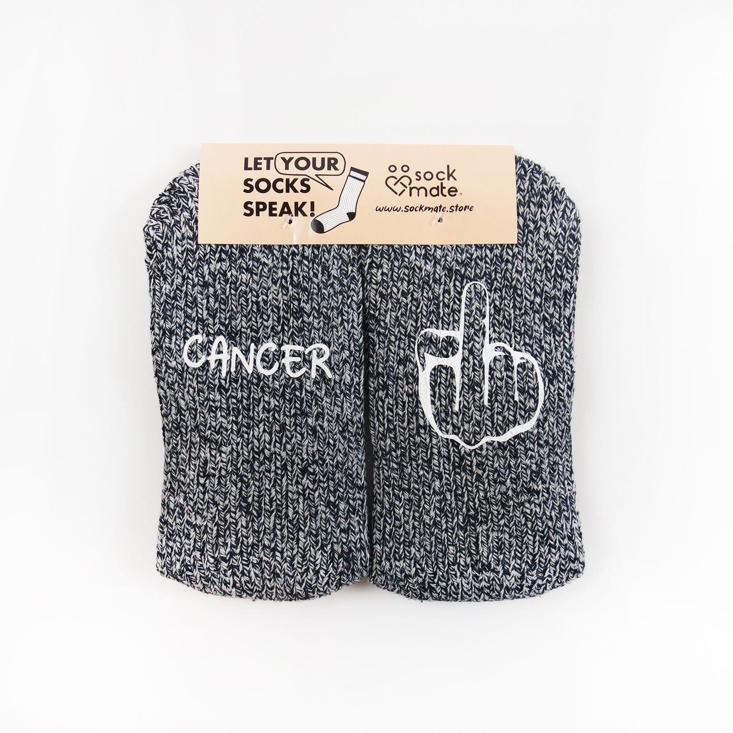 Fuck Cancer, Dear Cancer You Picked the Wrong Men Socks, Cancer Free, Cancer Gift, Socks For Chemo, Custom Socks, Support Gift for Her