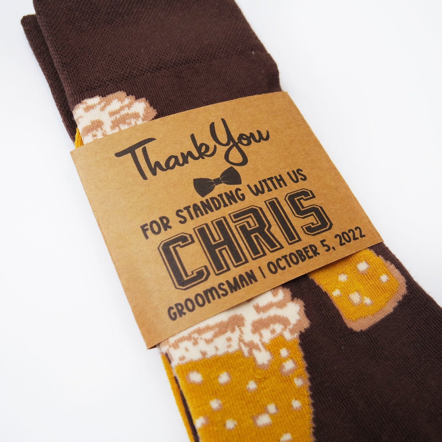 Best Man Socks, Groomsmen Socks, Wedding Socks, Custom Sock Labels, Personalized Groomsmen Gift Sock with Custom Labels, Groomsmen Proposal