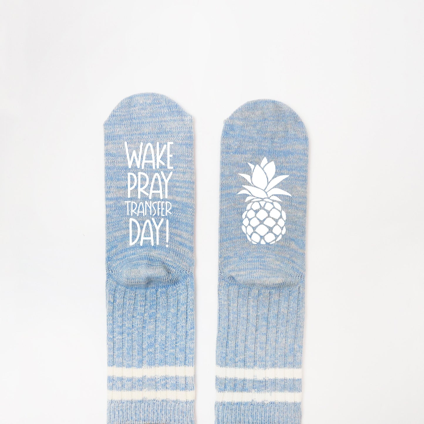 Lucky Fertility Socks, Stick Baby Stick, Size 5-8, Lucky Transfer Day Socks, Infertility, IVF Socks, Lucky Retrieval Socks, Knock Me Up Doc