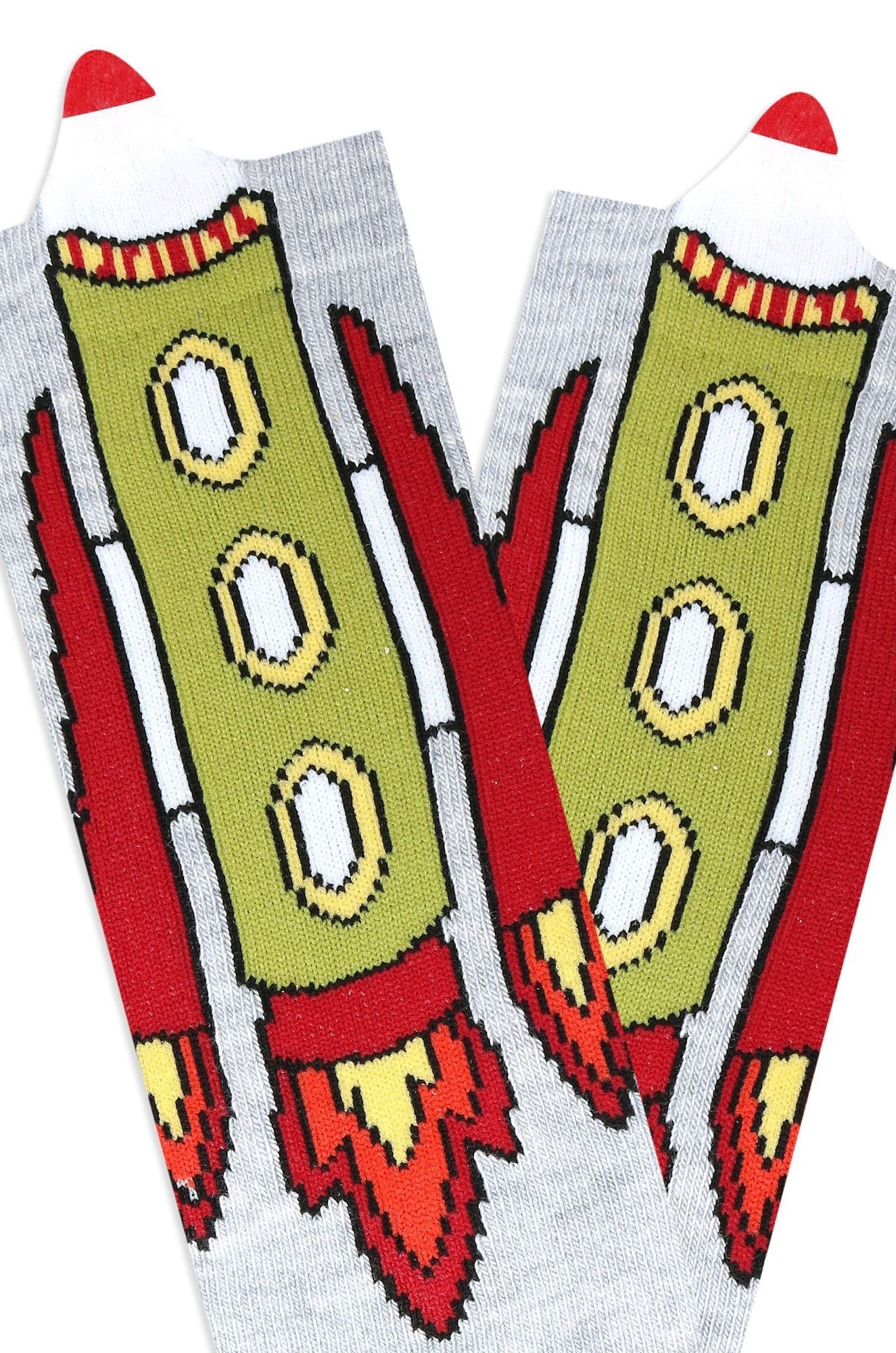 3D Space, Rocket Socks, Rocket Ship Space Novelty Socks, Silly Socks, Socks For 5-7, 7-9 Years Old, Back To School, Advent Calendar Fillers