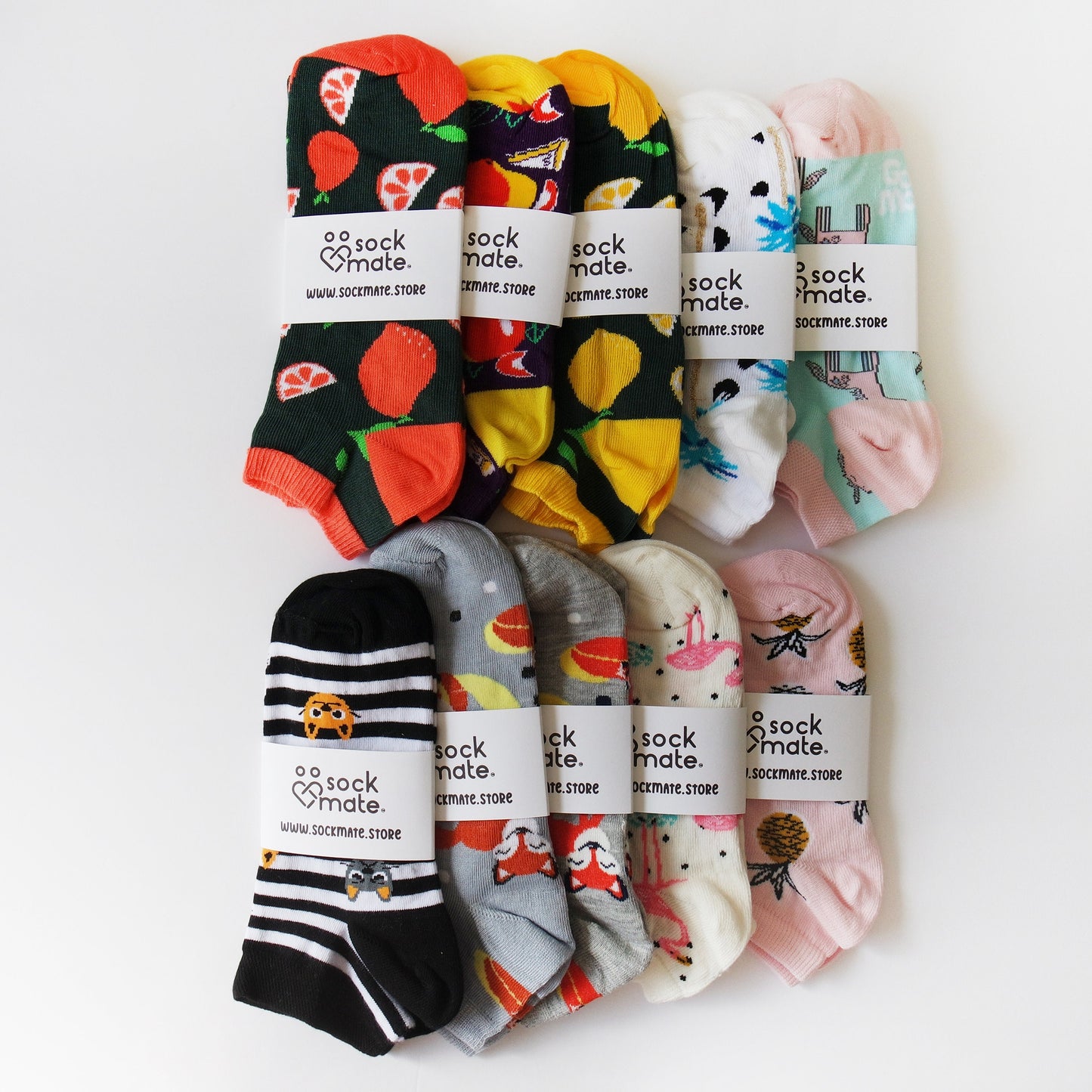 Advent Calendar Fillers, Socks Bundle, Advent Calendar For Adults, Women's Assorted Patterns, Funky Colorful Crew Socks, Animal, Floral Sock