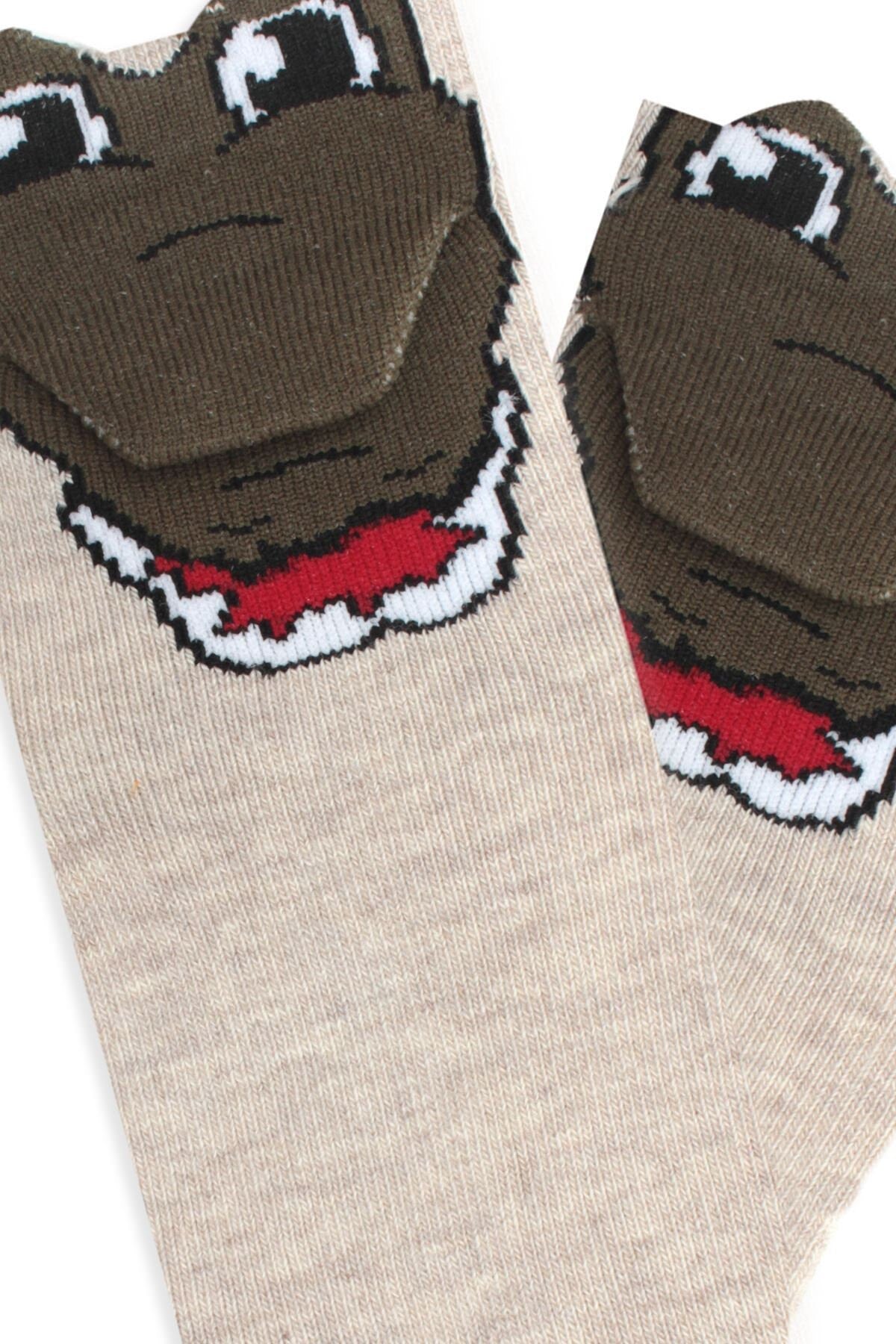 3D Crocodile Socks, Alligator Socks, Silly Youth Socks, Ages For 9-11 Years Old, US Size 4-8, EU 34-38, Cayman Sock, Advent Calendar Fillers