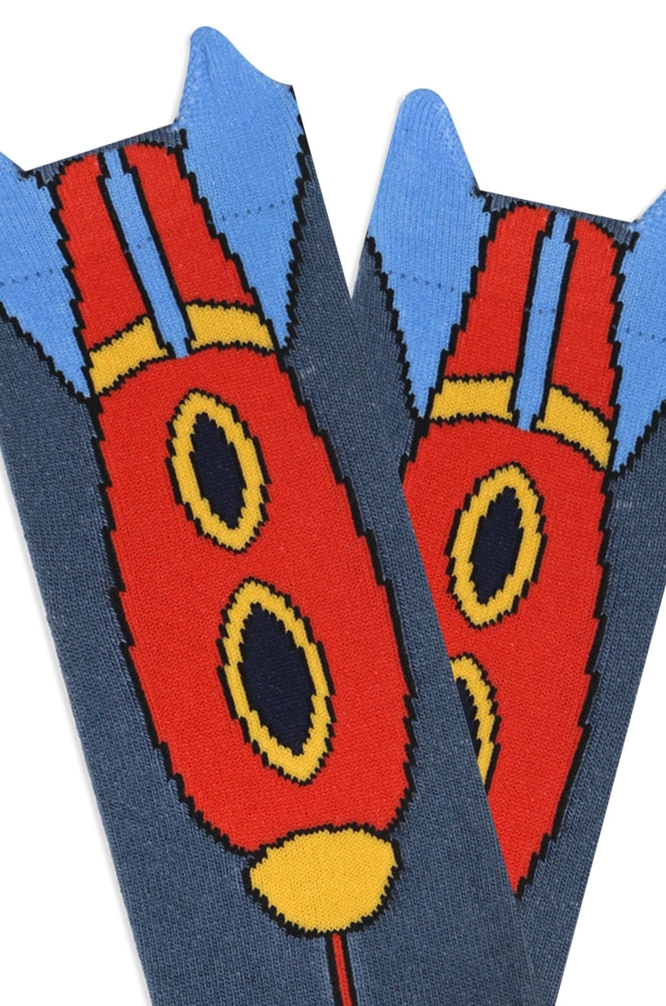 3D Space, Rocket Socks, Rocket Ship Space Novelty Socks, Silly Socks, Socks For 5-7, 7-9 Years Old, Back To School, Advent Calendar Fillers