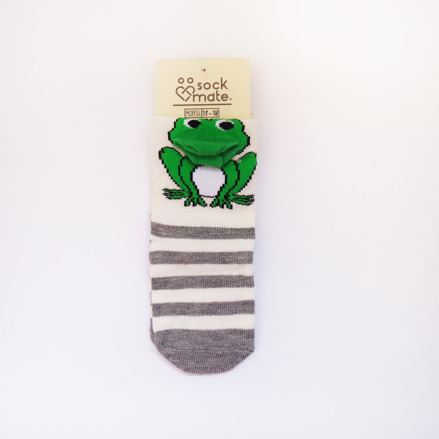 Baby Socks, Newborn Sock For Baby Boys, 3D Frog Green Striped Hosiery, Baby Shark Infant Socks, 0-6, 6-12, 12-18 Months Old, Animal Socks