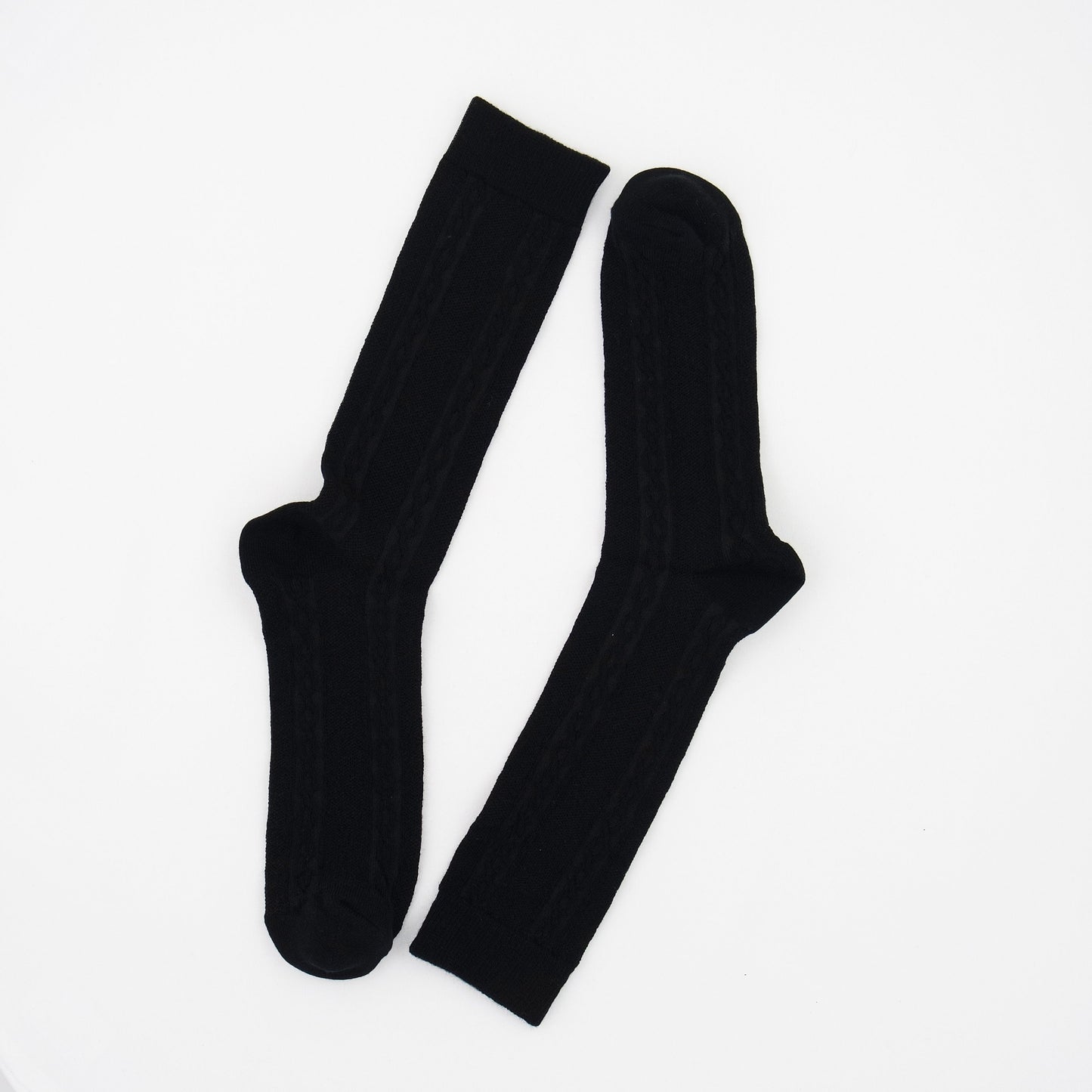 Women's Over The Calf White Sport Socks, Socks For Sneaker, Work Put Light Weight Socks, Skating Socks, Under Knee Socks, Black Color