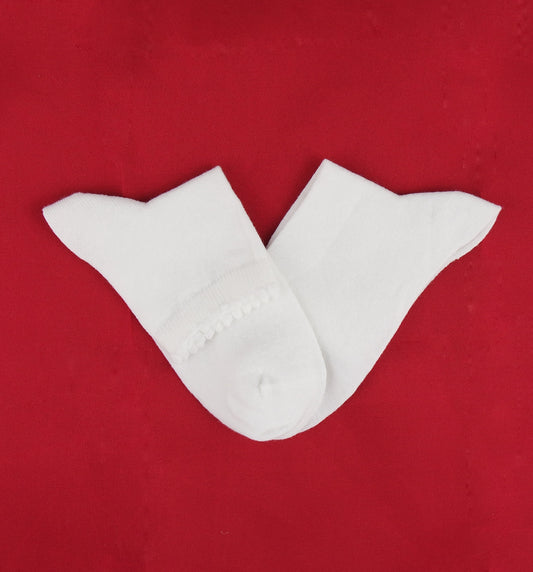 Women's White Ankle Low Socks, Socks For Sneaker, Lightweight Socks, Skating Socks, White Color Sparkle Hosiery, Socks for Sneaker, Loafer