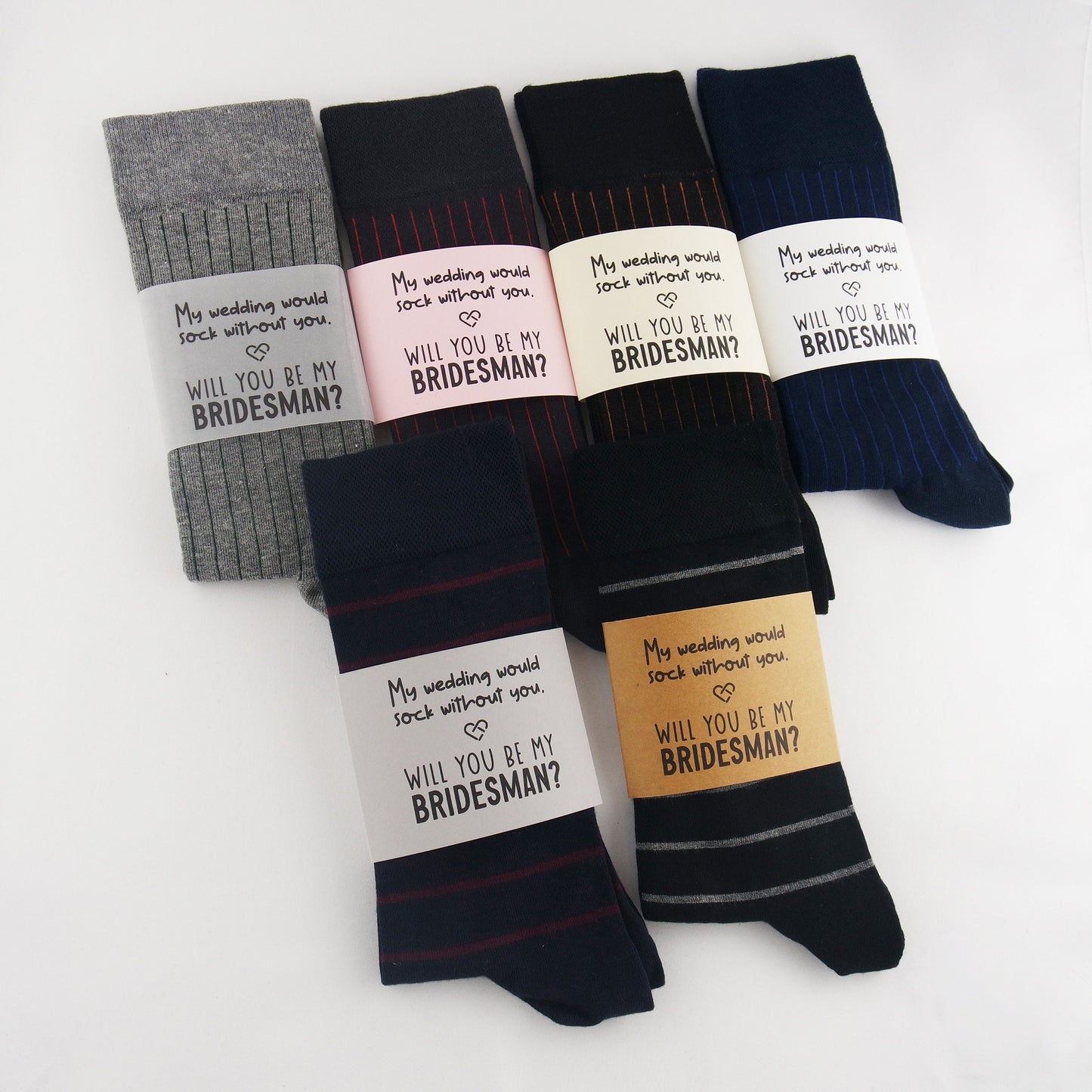 Bridesman Socks, Bridesman Gifts, My Wedding Would Sock Without you, Will You Be My Bridesman, Bridal Party, Beer Theme Proposal Box Items,