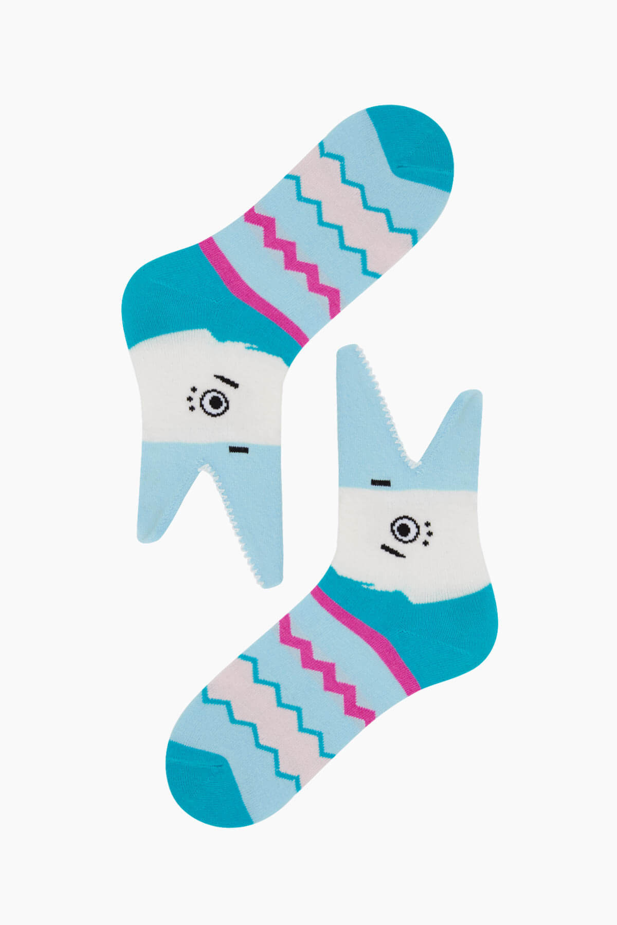 Kid's 3D Shark - Animal Socks / Blue