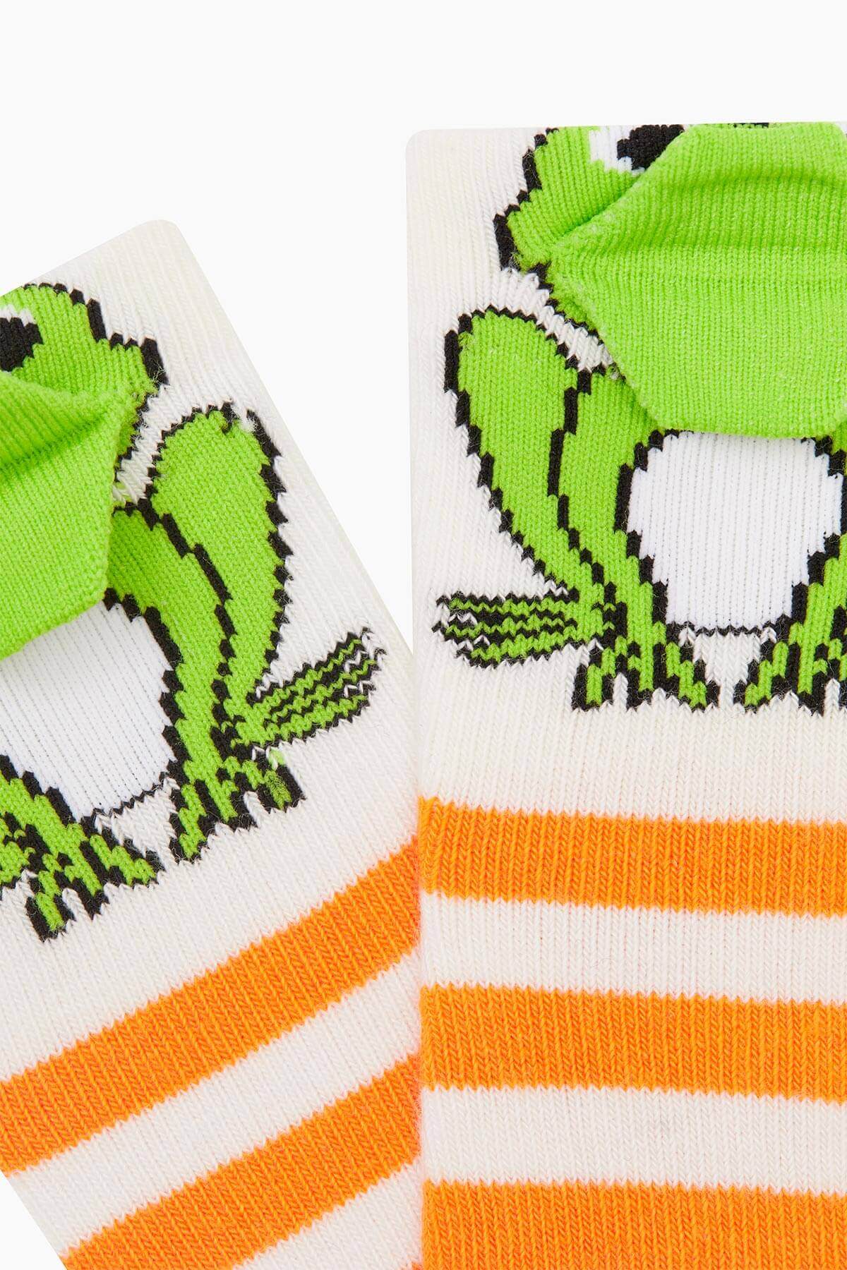 3D Baby Frog Socks - Orange