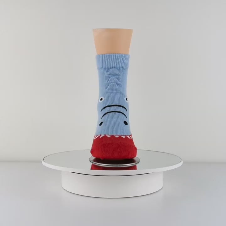 Silly Socks for Kids, 3d shark design kids socks,