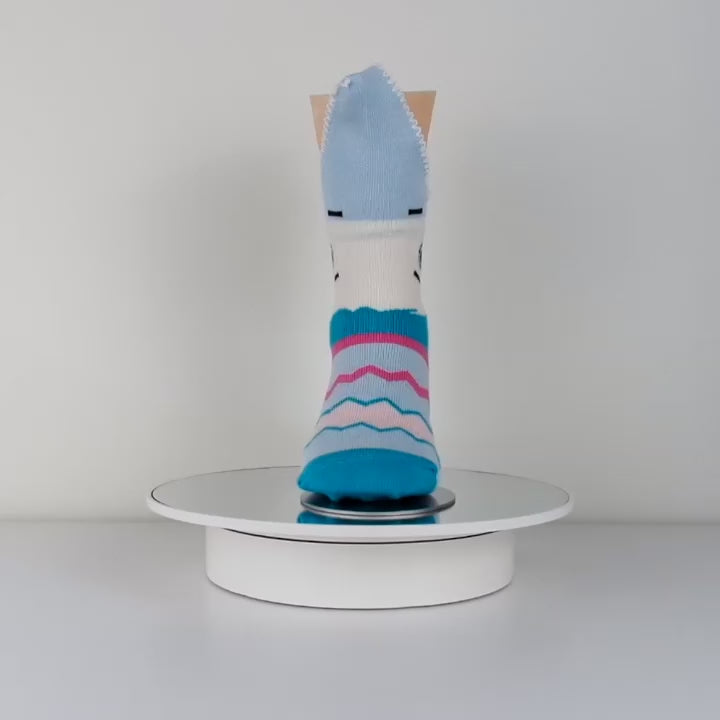 3d design shark socks by Sockmate, gifts for any occasion