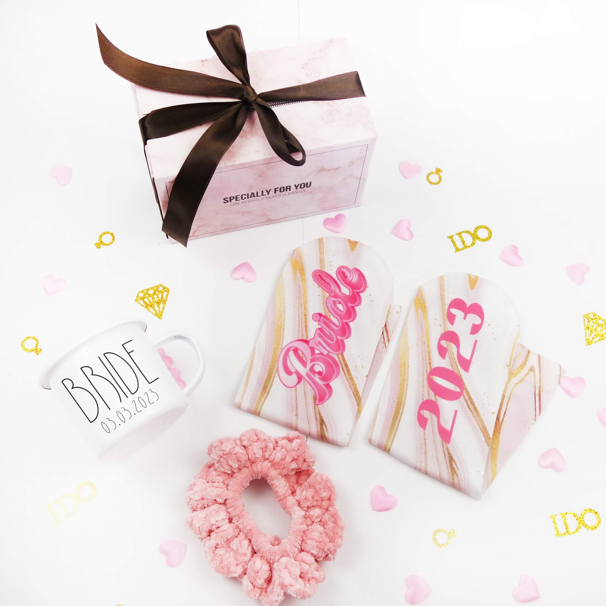 Bride 2023 Gift Box - Mug, Sock and Scrunchies - Sockmate