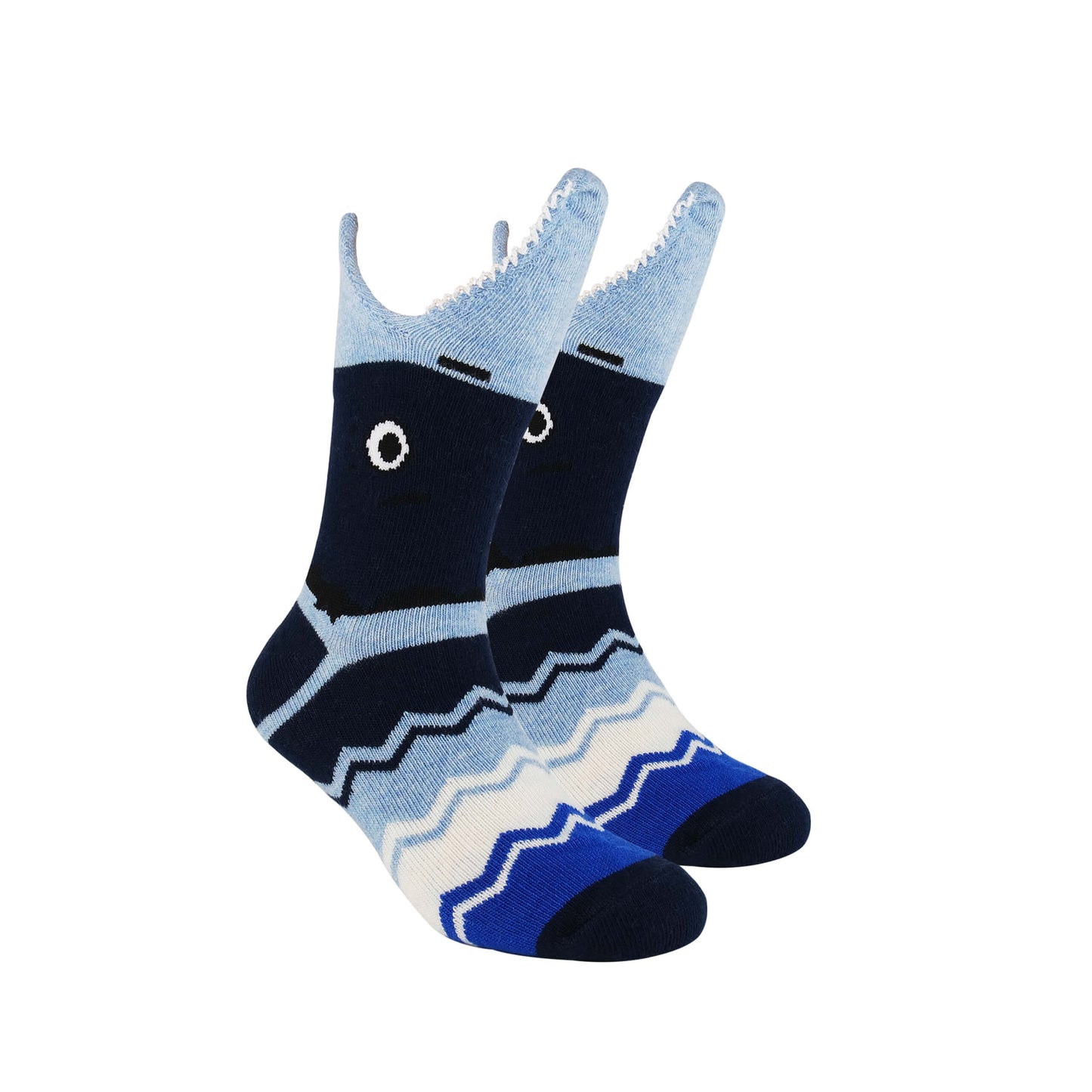 Kid's 3D Shark - Animal Socks / Blue