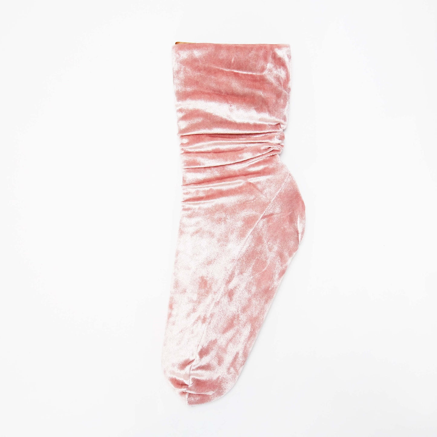 Women's Velvet Pink Slouchy  Socks