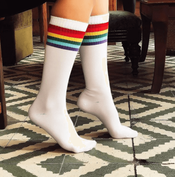 Women's Knee High Black Socks - Sockmate