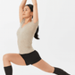 Ballet Leg Warmers, Yoga Thigh High Leg Warmers, Ballet Socks, Open Toe-Gray