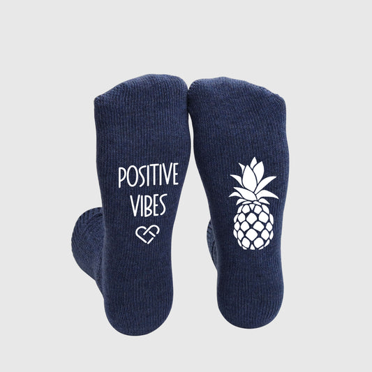 Women's IVF Socks - Positive Vibes With Pineapple