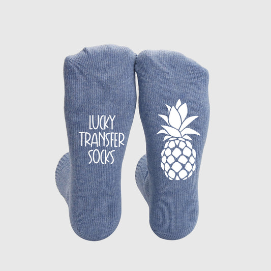 Women's IVF Socks - Lucky Transfer Socks With Pineapple