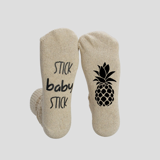 Women's IVF Socks - Stick Baby Stick With Pineapple