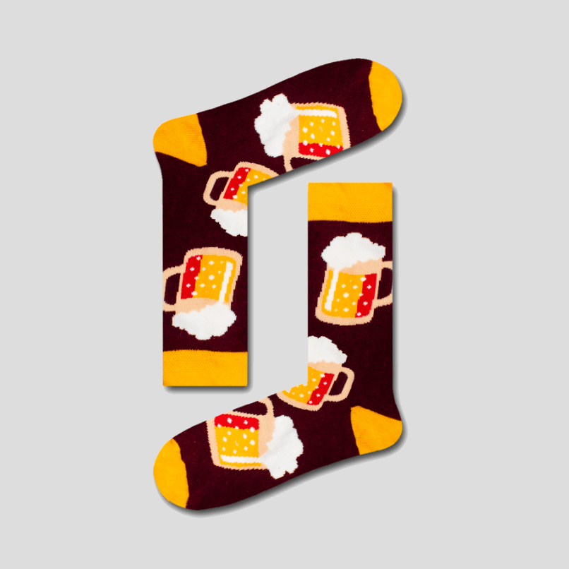 Unisex Beer Crew Socks
