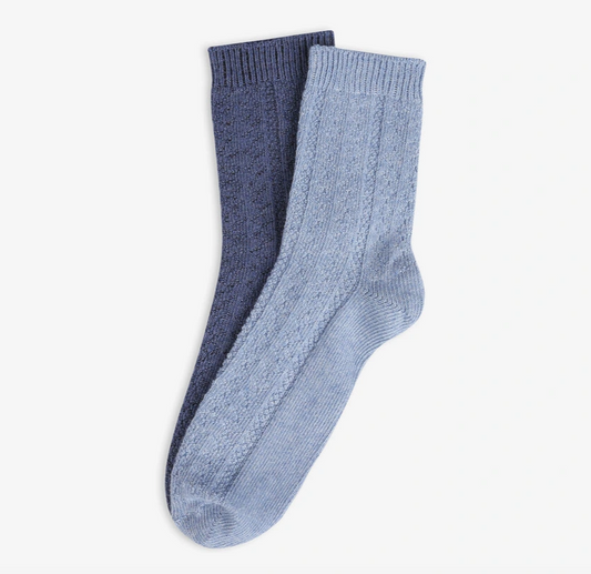 Women's Blue Winter Socks