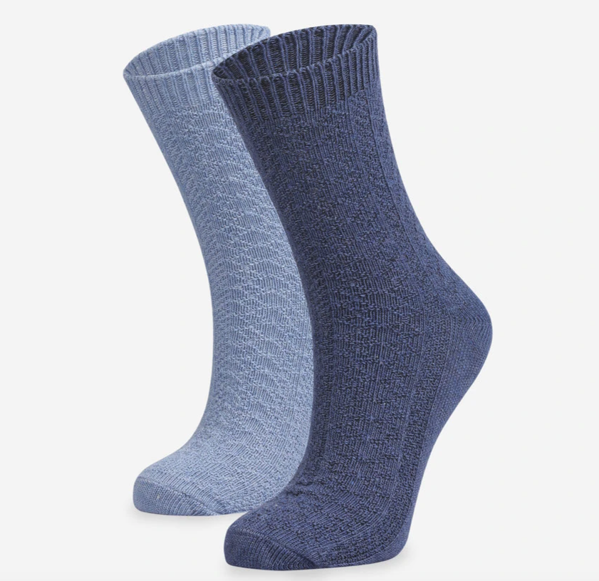 Women's Blue Winter Socks