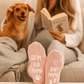 Women's "From Fur Mama to Baby Mama" New Mom Socks