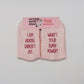 Women's "I am kicking Cancer's ass, What's your super power?" Cancer Socks / Pink Color