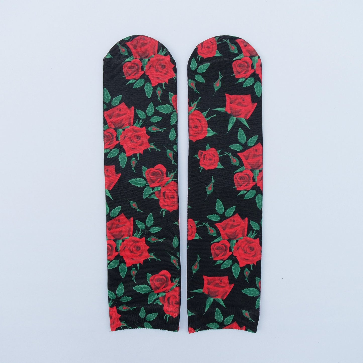 Rose Print Socks, Red Roses, Floral Socks, Dress Socks For Heels, Bride Fashion Socks, Bridesmaid Gift, Bridesmaid Socks, Mother's Day Gift,