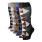 Women's Knee High Socks, Argyle Under Knee Socks, Boot Sock, Back To School Gift, School Socks, Plaid Under Knee Socks, Cotton Stocking