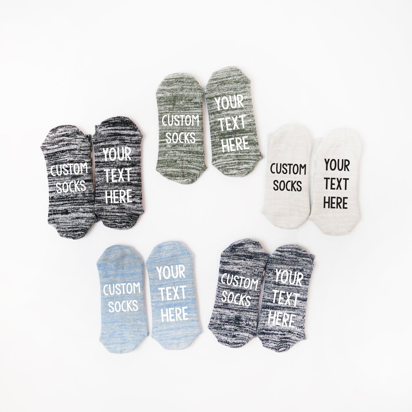 Custom Women Socks, Personalized Text Socks, Christmas Saying Socks, If You Can Read This, Custom Words Socks, Gag Gift, Stocking Stuffers