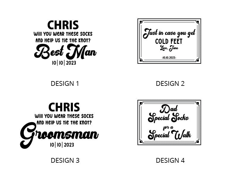 Personalized Groomsmen Socks, Wedding Socks, Custom Sock Labels, Personalized Groomsmen Gift Sock with Custom Labels, Groomsmen Proposal