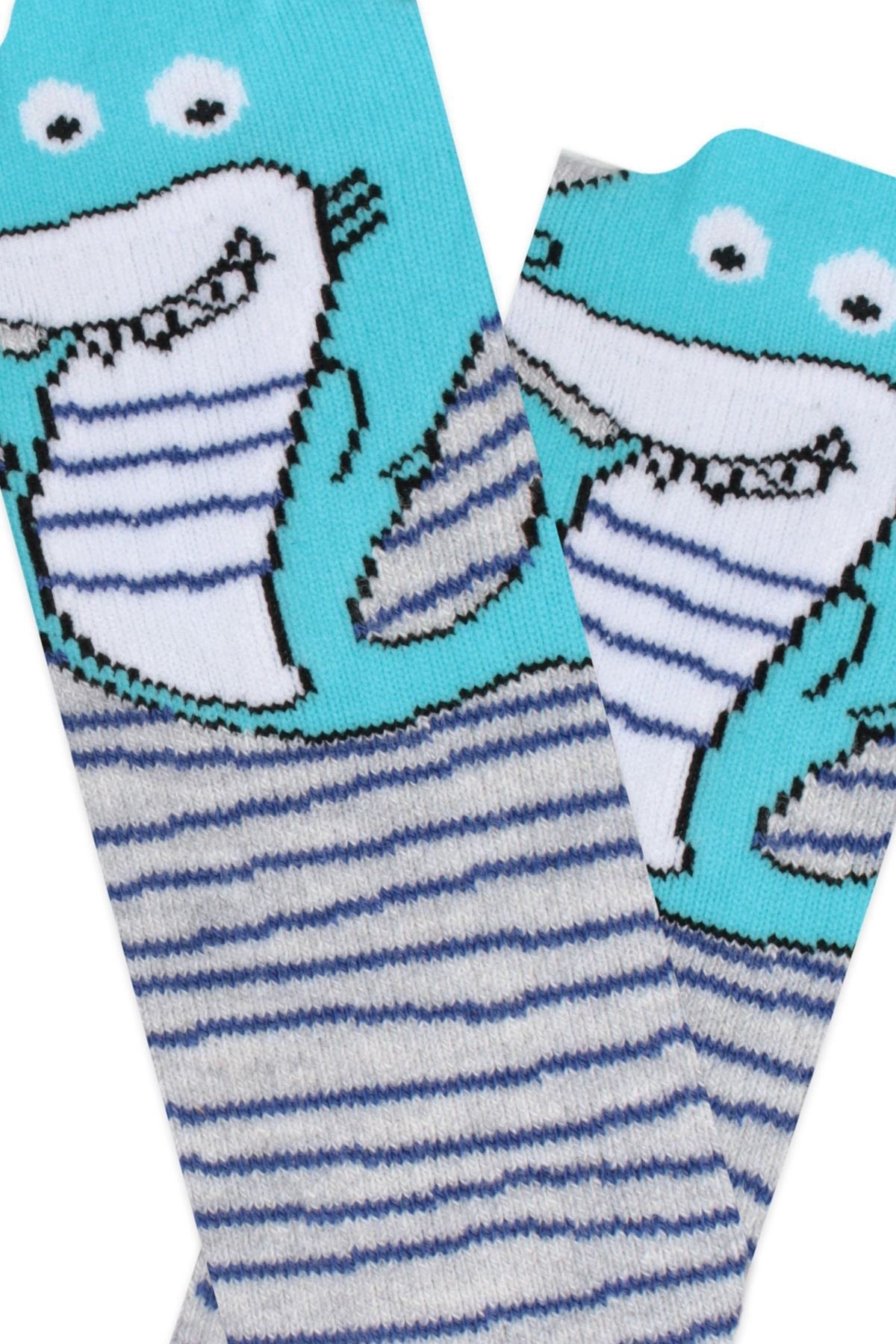 Shark Kids Socks, Baby Shark Socks, Socks For Toddler, 1st Birthday Gift, New Baby Gift, Animal Pattern Stripe Socks, Advent Calendar Filler