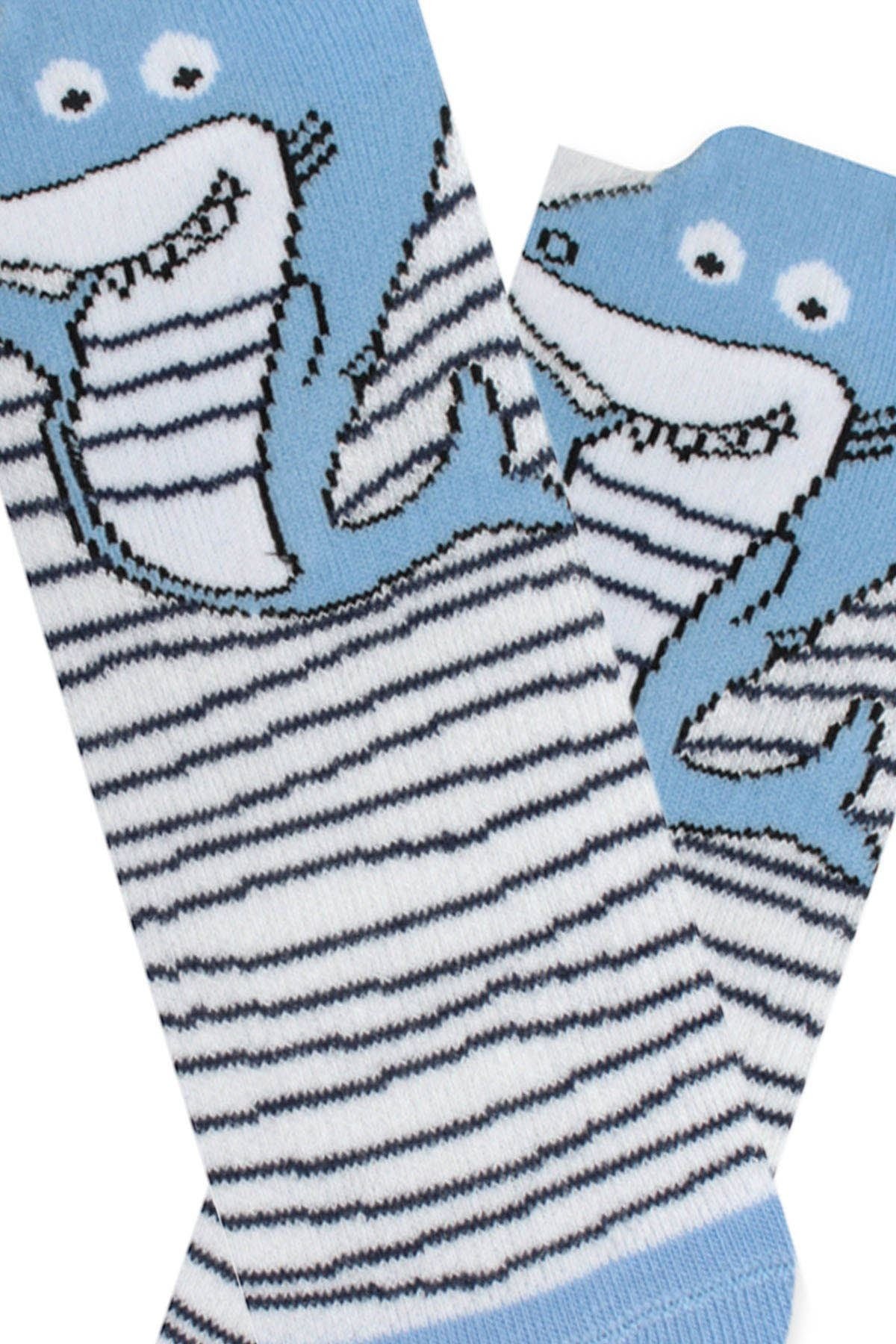 Shark Kids Socks, Baby Shark Socks, Socks For Toddler, 1st Birthday Gift, New Baby Gift, Animal Pattern Stripe Socks, Advent Calendar Filler