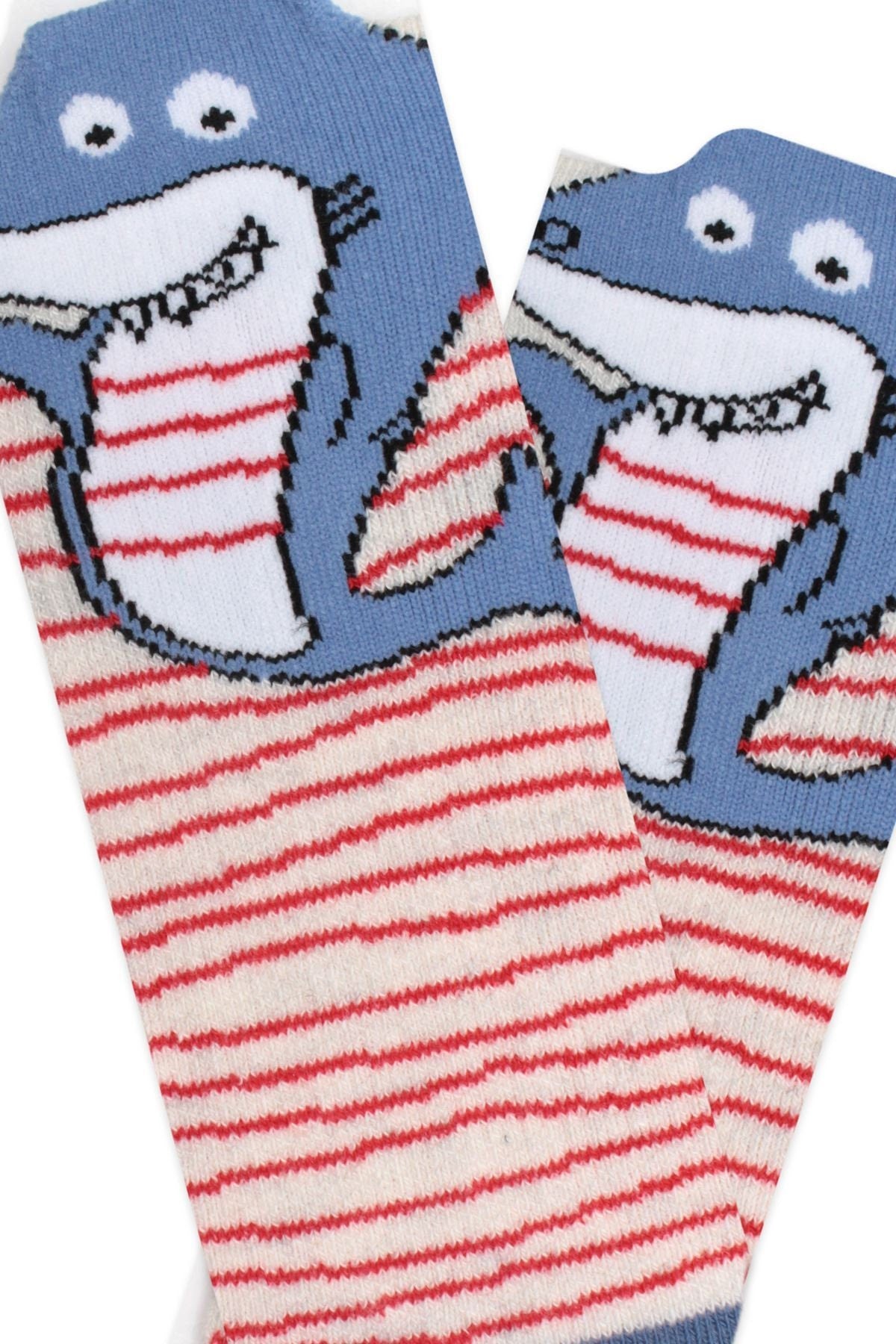 Shark Kids Socks, Baby Shark Socks, Socks For Toddler, 1st Birthday Gift, New Baby Gift, Animal Pattern Stripe Socks, Advent Calendar Filler