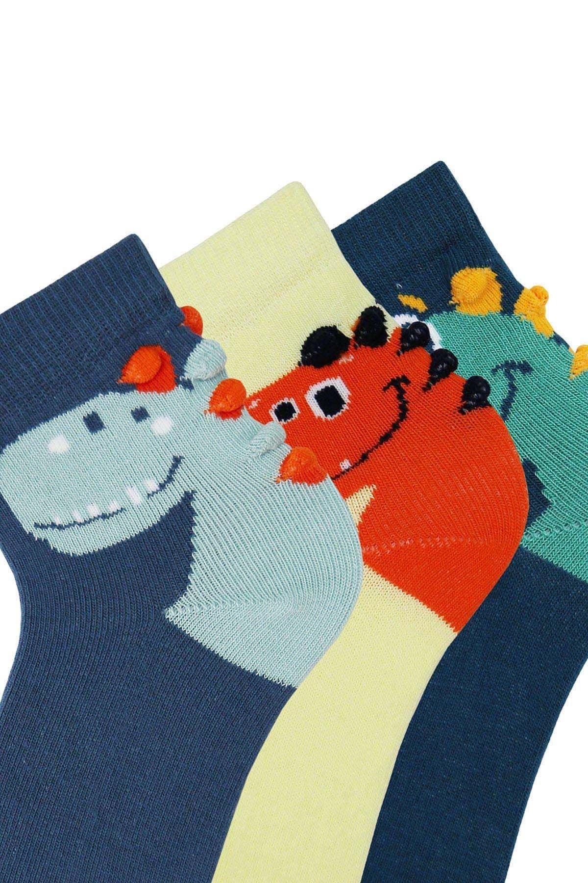 Kid's 3D Socks, Toddler Dinosaur Socks, Animal Print Gifts, Dino Socks, Kids Advent Calendar Fillers, Stocking Stuffers, Socks Ages for 1-11