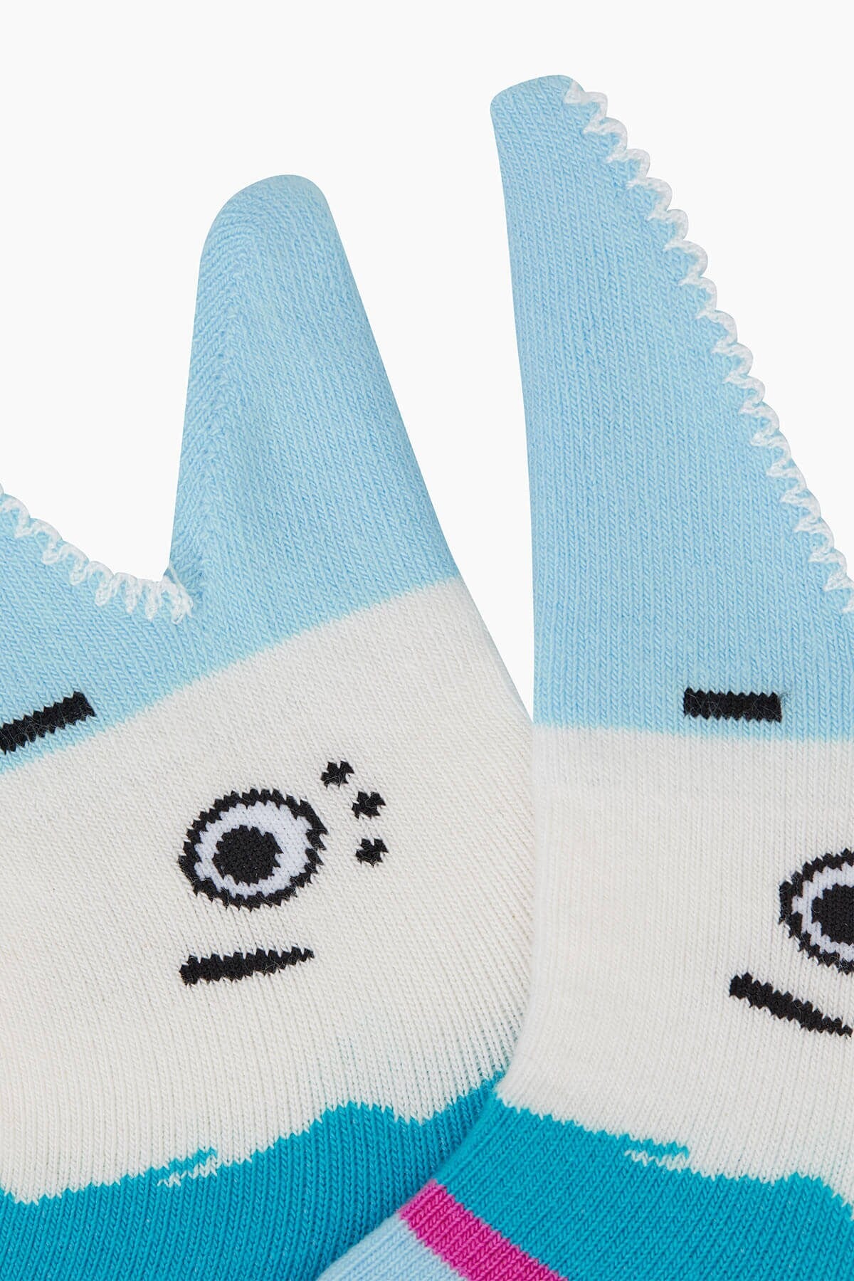 Kid's Shark Crew Socks, Animal Hosiery, Blue Color Fish Sock Gift for Girls, Ages 1-3, 3-5, 5-7, 7-9, 9-11 year old, Animal Sock For Girls