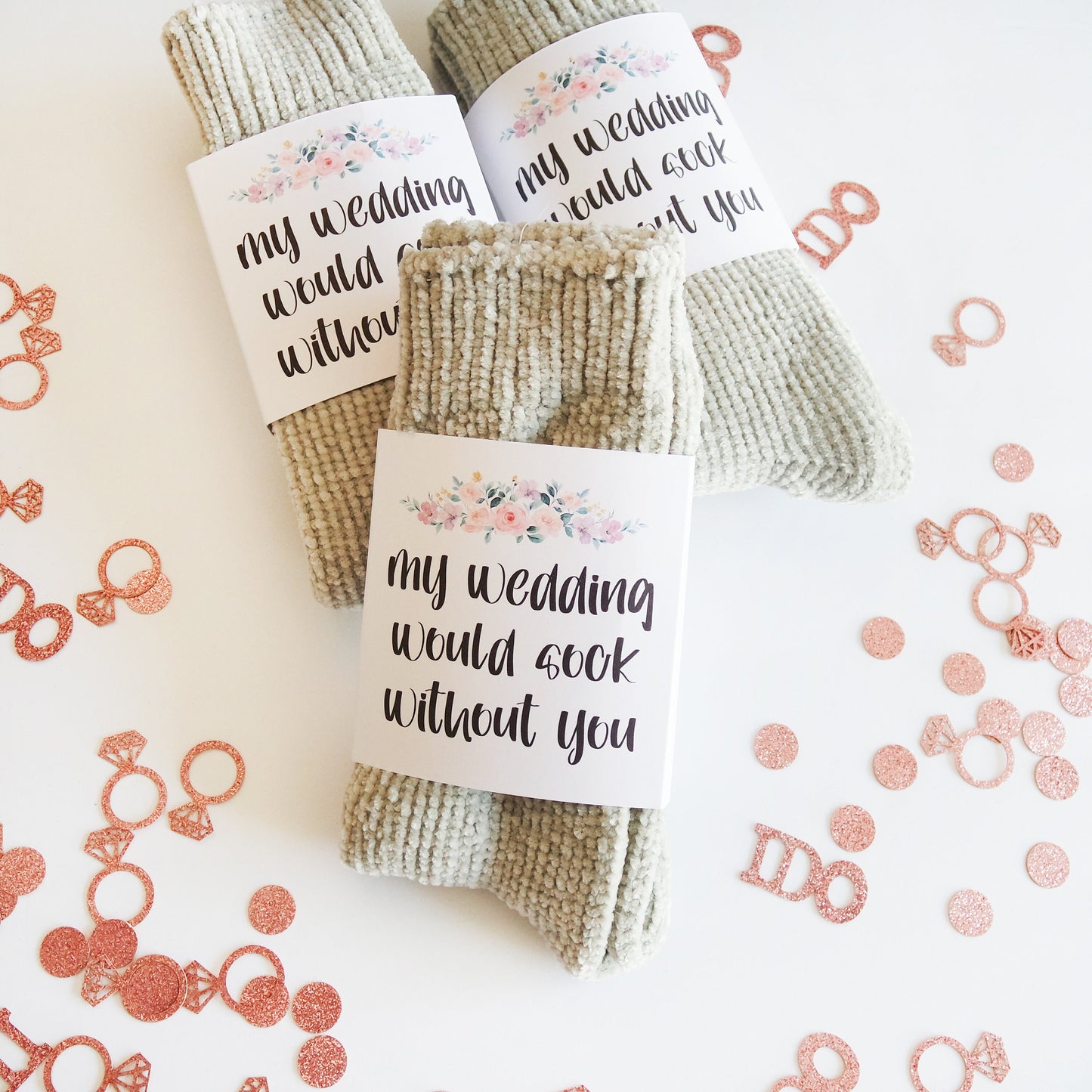 My Wedding Would Sock Without You, Proposal Sock, Bridesmaid Socks Thank you Gift, Bridesmaid Box Items, Bridesmaid Proposal, Ask Bridesmaid