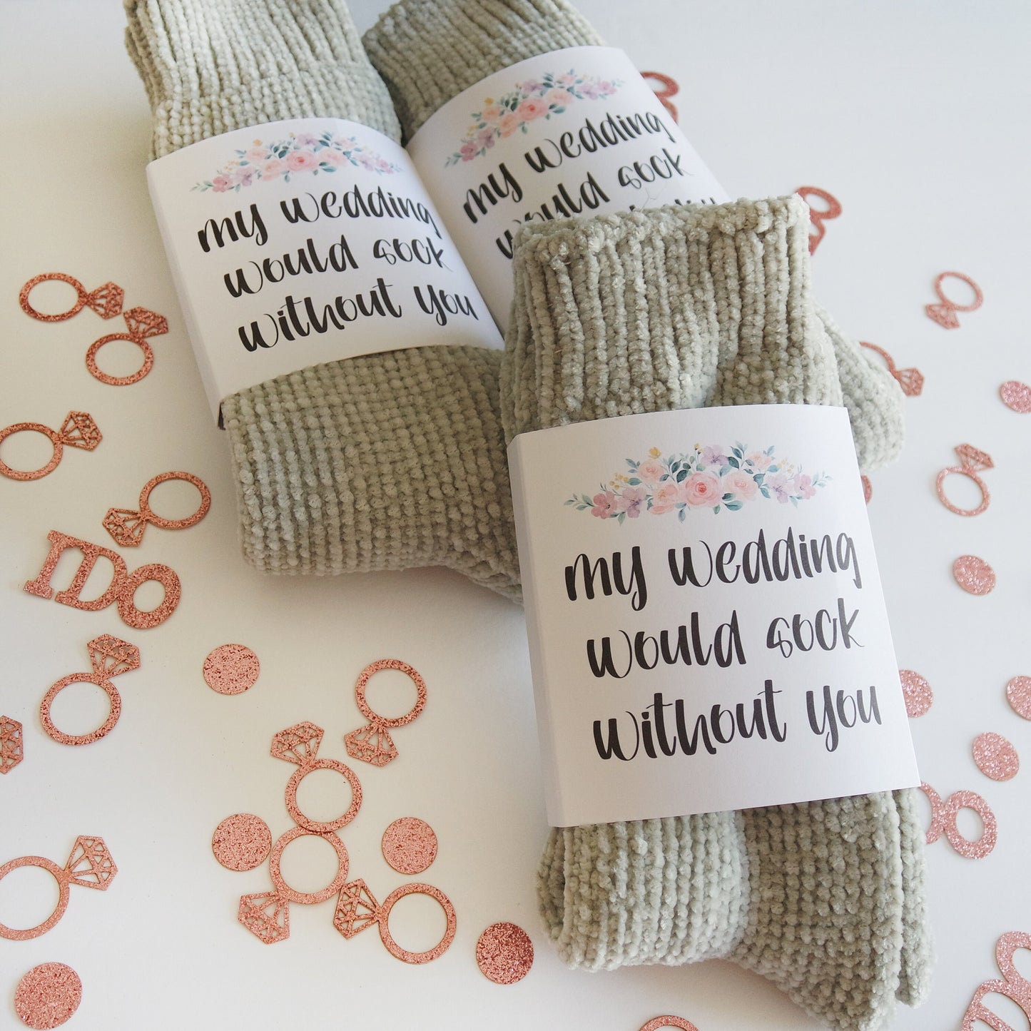 My Wedding Would Sock Without You, Proposal Sock, Bridesmaid Socks Thank you Gift, Bridesmaid Box Items, Bridesmaid Proposal, Ask Bridesmaid