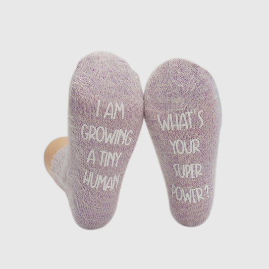 Pregnant Mom Gift, Growing a Tiny Human Pregnancy Gift, New Mom Gift, Mom Socks, Mom Gifts, Expecting Mom, Baby Shower Gifts, Mother's Day